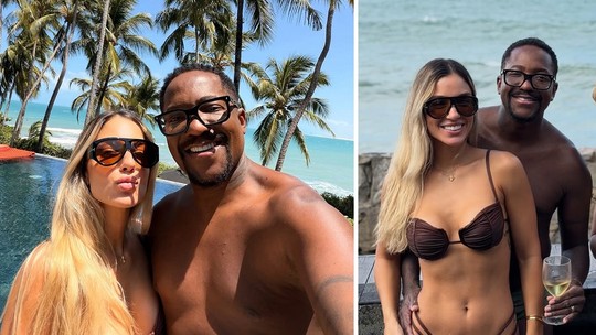 Mumuzinho mostra viagem romântica com a mulher no Ceará: 'No paraíso' Mumuzinho mostra viagem romântica com a mulher no Ceará: 'No paraíso'